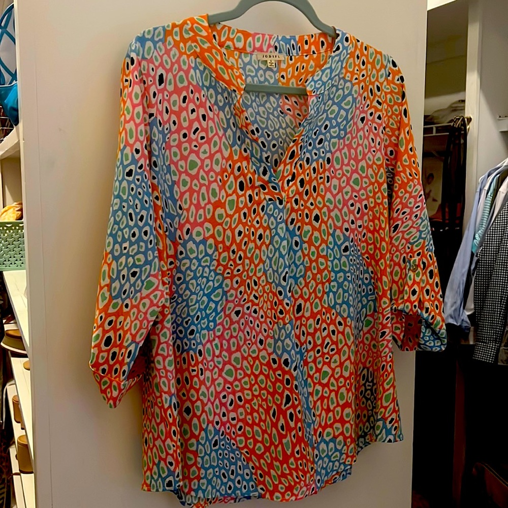 Colorful blouse; worn once